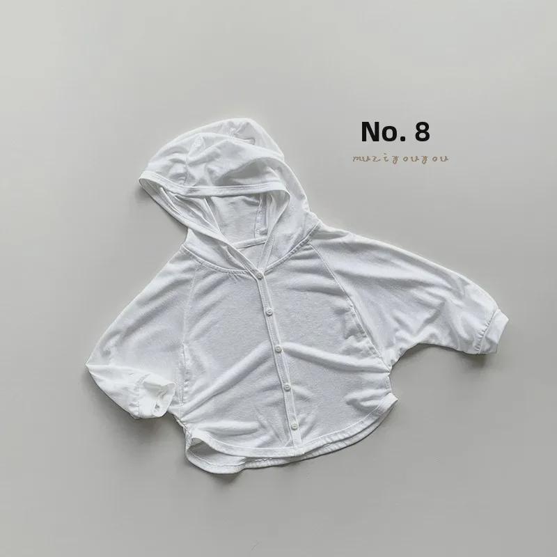 Детский легкий летний солнцезащитный кардиган в корейском стиле