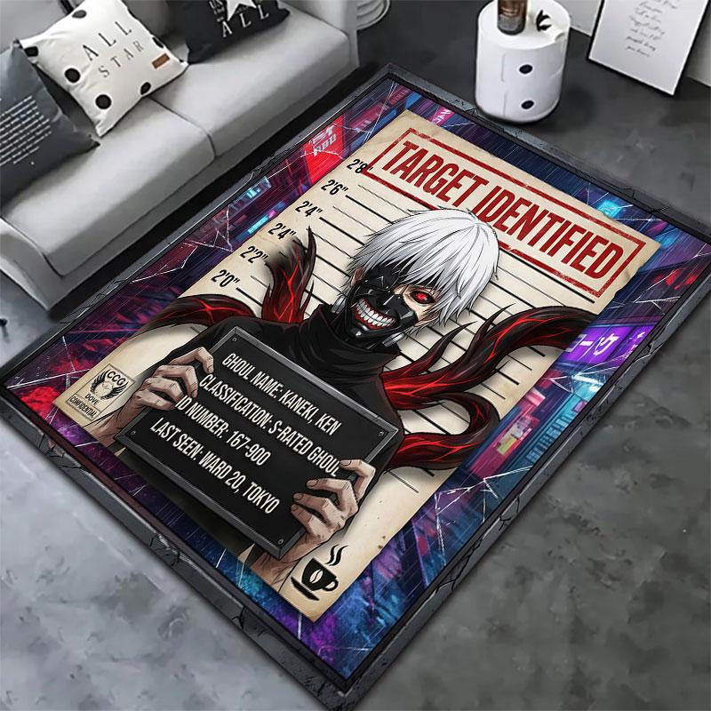 Tokyo Ghoul Carpet Rug For Living Room Bedroom Home Sofa Decoration Kids Play Nonslip Floor Mat