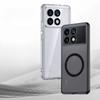 For POCO X6 Pro Magsafe Case Magnetic Wireless Charging Translucent Frosted Shockproof Acrylic Bumper Cover for POCO F6 Pro F5 X5 Pro F4