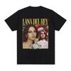 Singer Lana Del Rey Print T Shirt Women Fashion Hip Hop men's tshirts Streetwear Harajuku Short Sleeve T-Shirt Unisex summer tee