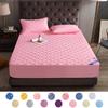 Solid Color Padded Mattress Simmons Protective Mattress Cover Hotel Thickened with Cotton Bed Cover Non-slip Bed Cover