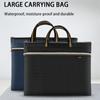 Сумка для документов A4 Tote Папка для хранения документов Многослойный чехол для встреч Сумка для ноутбука Портфель на молнии