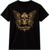 Butterfly Skull T-Shirt Eternal Flight Gothic Fantasy Winged Graphic Tee