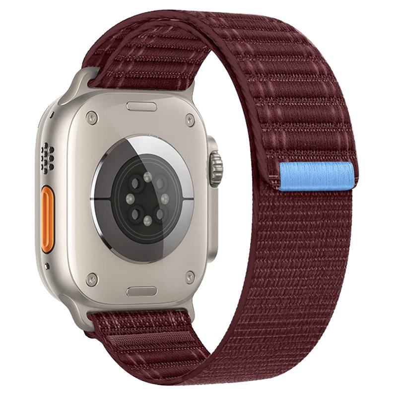 Новый нейлоновый ремешок-петля для Apple Watch Band Ultra 2 49 мм 46 мм 45 мм 44 мм 42 мм 41 мм 40 мм 38 мм спортивный браслет iWatch Series 10 9 8 se 7