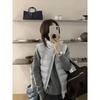 Thin ribs down cotton vest women's short autumn and winter new loose stand-up collar warm cotton-padded vest
