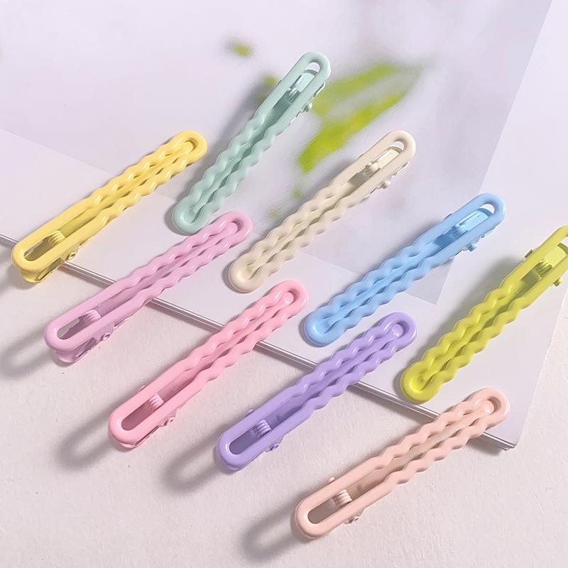 Тонкие волнистые заколки-уточки для волос, красочные заколки-невидимки, боковые заколки для волос для девочек, женщин, детей, аксессуары для волос, украшение, подарок