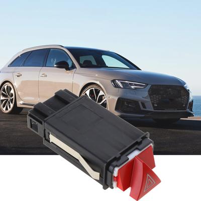 Совместим с 4B0941509C Автомобильный переключатель аварийной сигнализации, кнопка предупреждения, переключатель аварийной сигнализации, реле указателя поворота