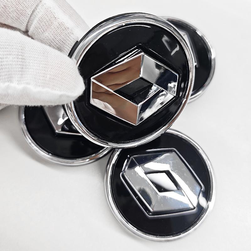 4Pcs 57mm Car Wheel Hub Center Caps Rim Cover Badge For Renault RS Koleos Captur Kadjar Megane 2 3 Clio 4 Scenic Accessories n222