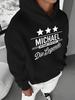 Худи Michael The for Man The Myth Legend - Винтажная толстовка с графическим принтом