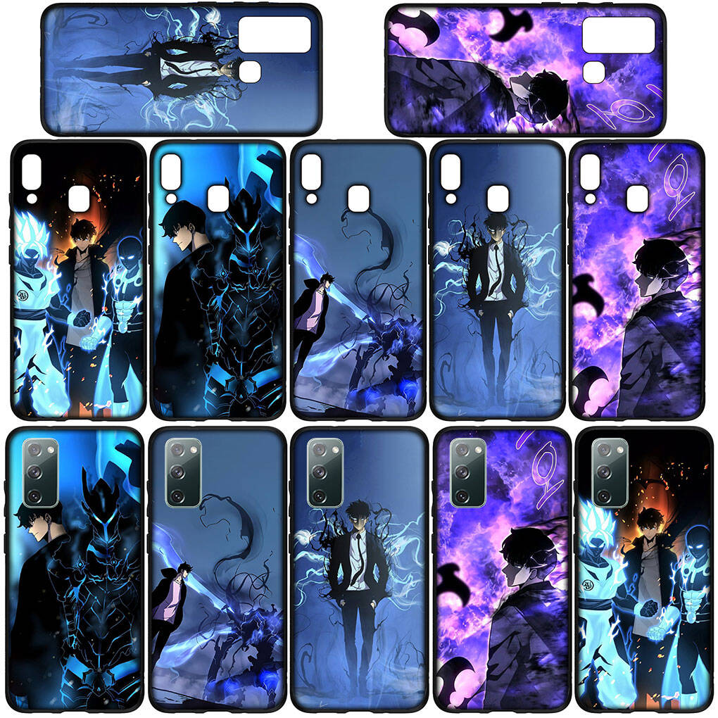 for Motorola Moto Edge 70 60 50 G54 G86 Samsung Galaxy S25 iPhone 17 16 15 Redmi Note 14 13 Pro Max Phone Case Cartoon Sung Jinwoo Solo Leveling Arise
