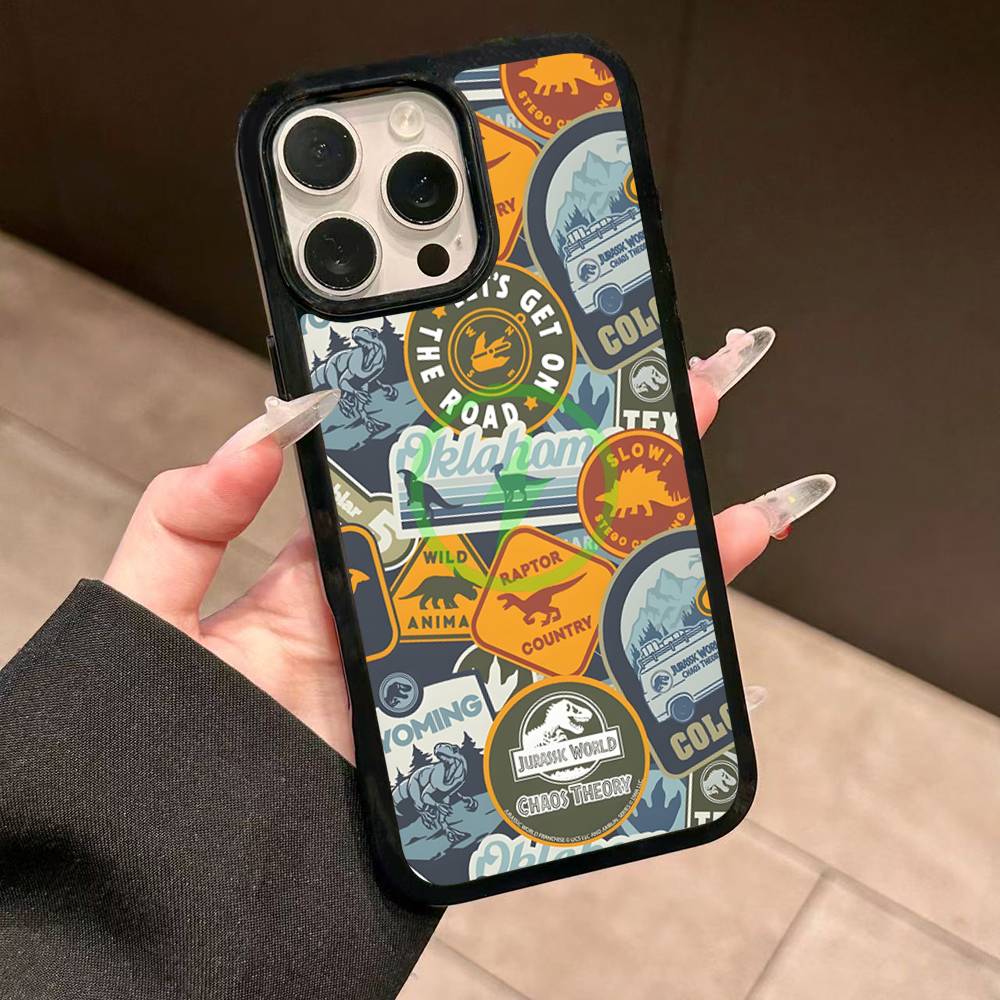 J-Jurassic Park Dinosaur World For Magsafe Magnetic Wireless Phone Case For IPhone 17 16 15 14 Plus 13 12 11 Pro Max Cover