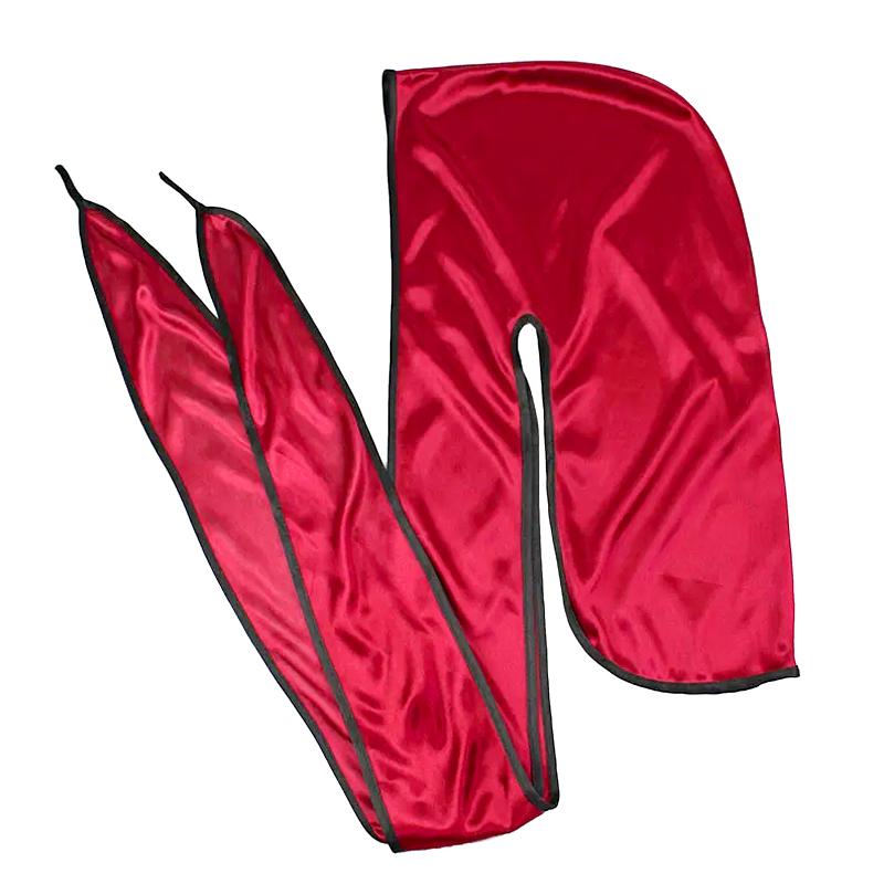 1PC Satin Breathable Fashion Pirate Hat Sun Protection Long Tail Hair Accessories Silky Headwrap Bandana Cap Biker Turban