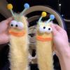 Зимний дизайн монстра с большим ртом, теплые конфетные цвета, смешные носки для дома, плюшевые, один размер, удобные пушистые носки, подарок, разноцветные