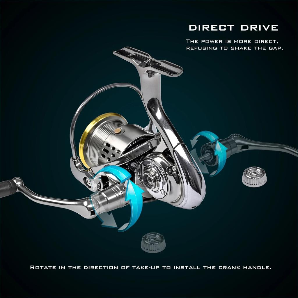 New Spinning Fishing Reels 1000-5000 Ultralight Max Drag 25kg 5.2:1 12+1BB Surfcasting Saltwater Jigging Fishing Accessories