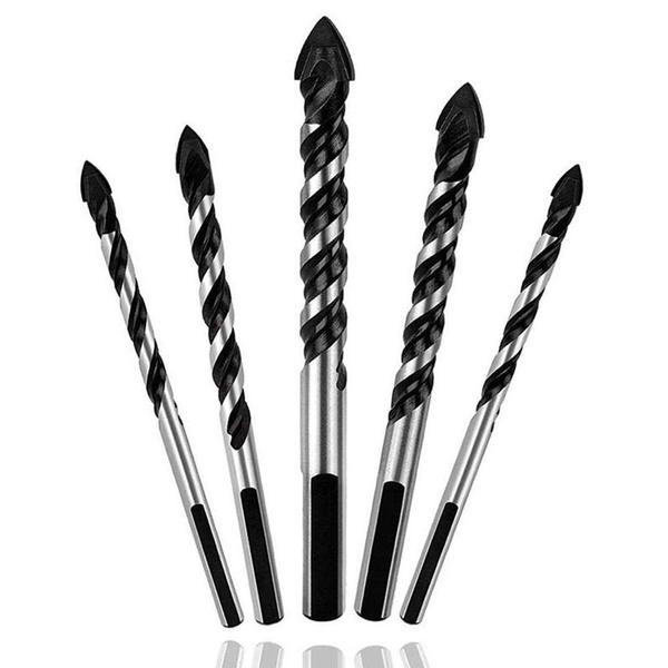 5 шт./компл. набор сверл с наконечником из карбида вольфрама для плитки для обустройства дома и проектов DIY