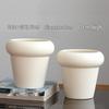 Nordic Minimalist Ceramic Mushroom Planters (Set of 2)