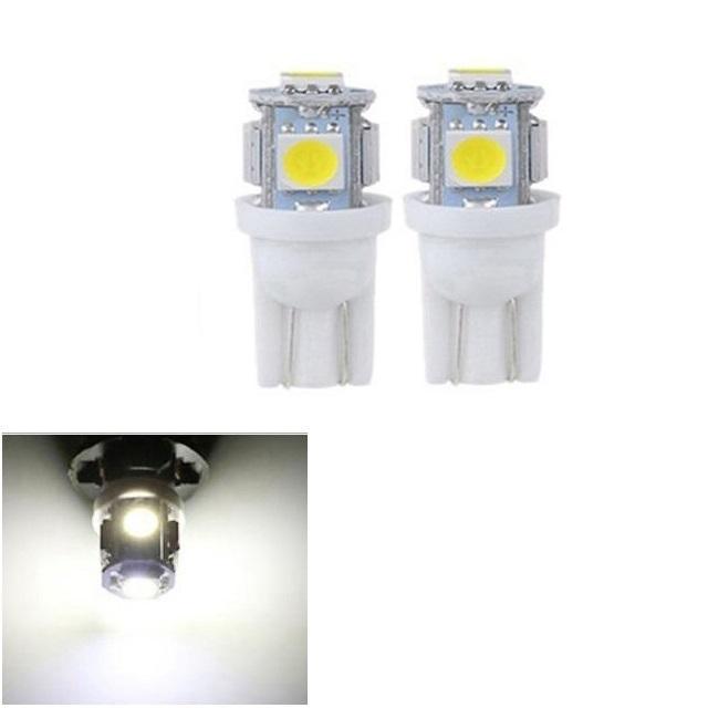 2 шт. T10 DC 12V 5SMD 5050 Ксеноновые светодиодные лампы 192 168 194 W5W 2825 158 Подсветка двери Подсветка салона KTY
