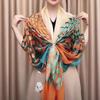 Spring Silk Sunscreen Scarf: Lightweight Women's Shawl for Outdoor Travel & Beach