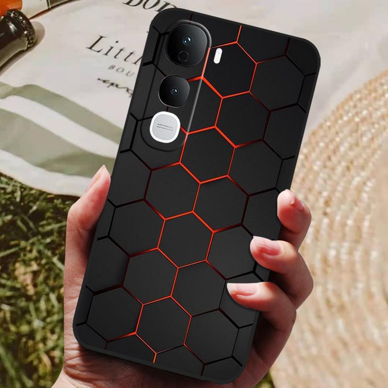 Для Vivo Y400 Pro 5G Чехол Силиконовая Задняя Крышка Чехол для Телефона для Vivo Y400 4G 5G Глобальная Y 400 Pro Чехлы Мягкий бампер coque Ударопрочный