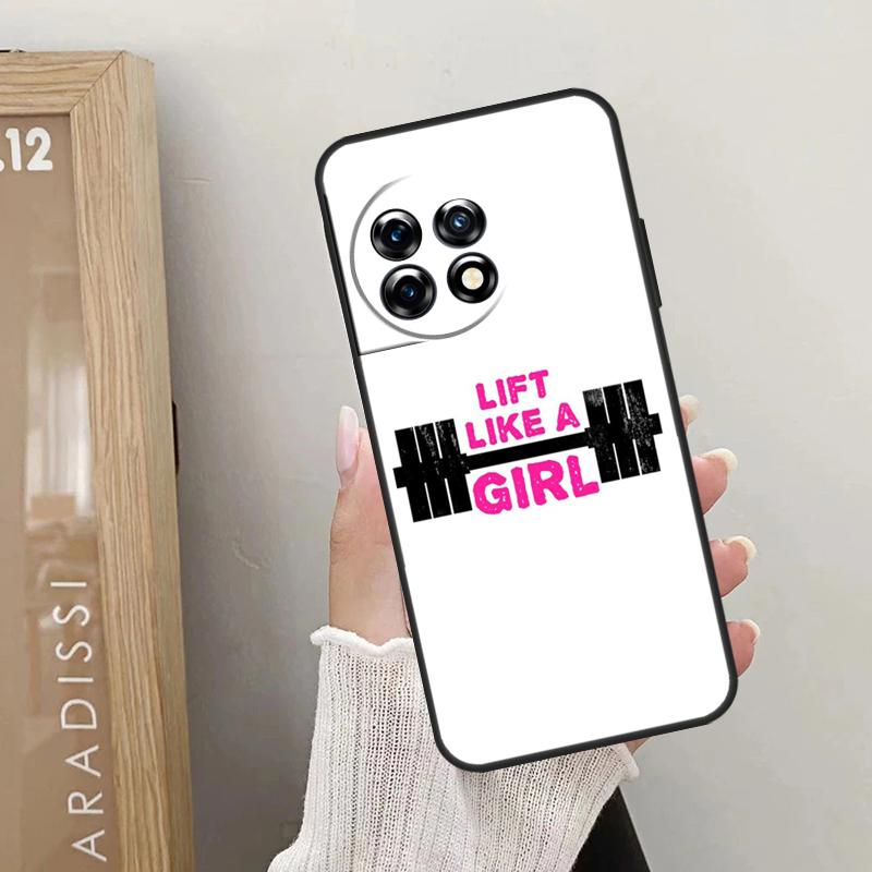 Фитнес Девушка Чехол для Тренажерного Зала Для OnePlus 10T 10R 12R 9R 8T 12 11 9 10 Pro Nord CE 2 3 Lite CE4 2T N10 N20 N30 Крышка