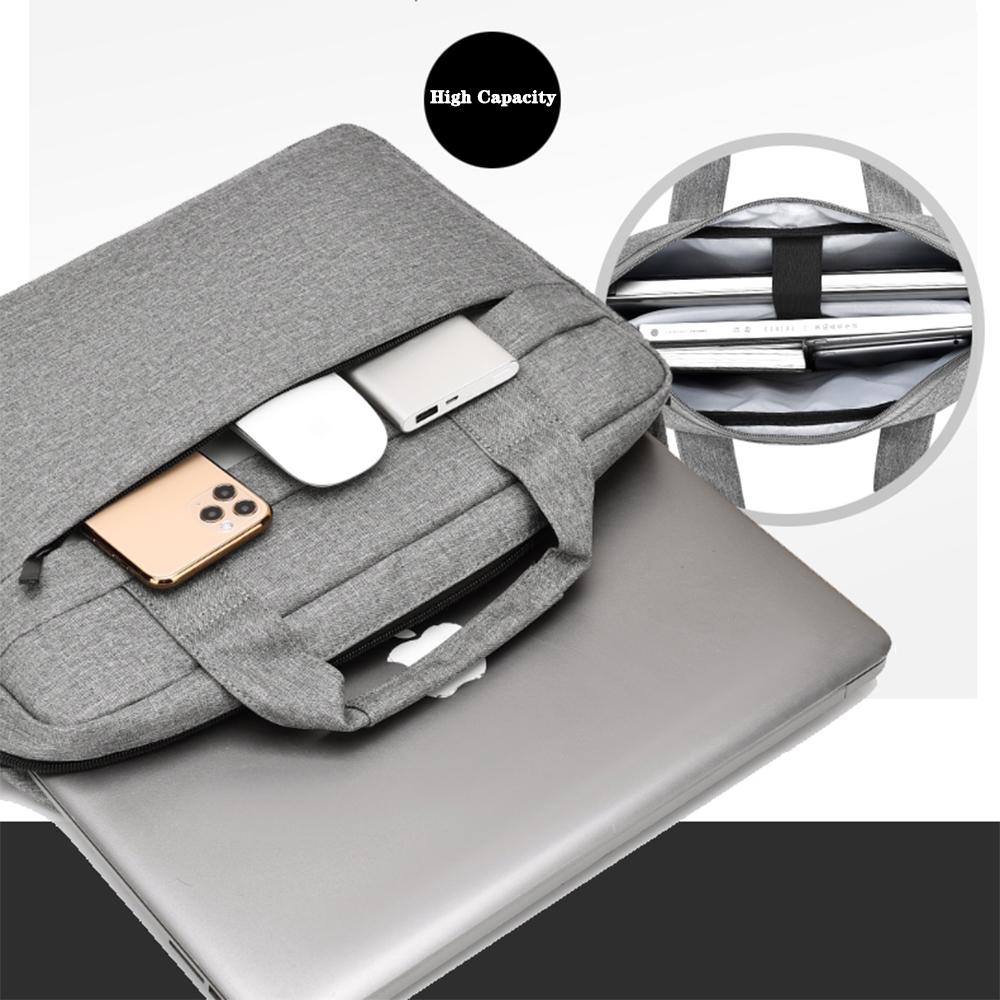 Сумка для ноутбука Macbook Air Xiaomi Acer Lenovo Dell HP 13 14 15,6 дюймов защитный чехол для ноутбука наплечная сумка портфель