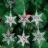 Decoration Tree Christmas Transparent Snowflake Pendant Deer Hanging Pendant