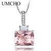 Gemstone 925 Sterling Silver Necklace Pendent for Women With Chain