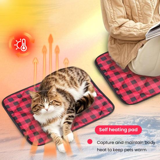 Quilted Pet Warm Pad Non-Slip Bottom Dog Crate Pad Reusable Washable Winter