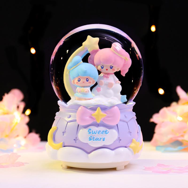 Снежный Астронавт Хрустальный Шар Музыкальная Шкатулка Украшение