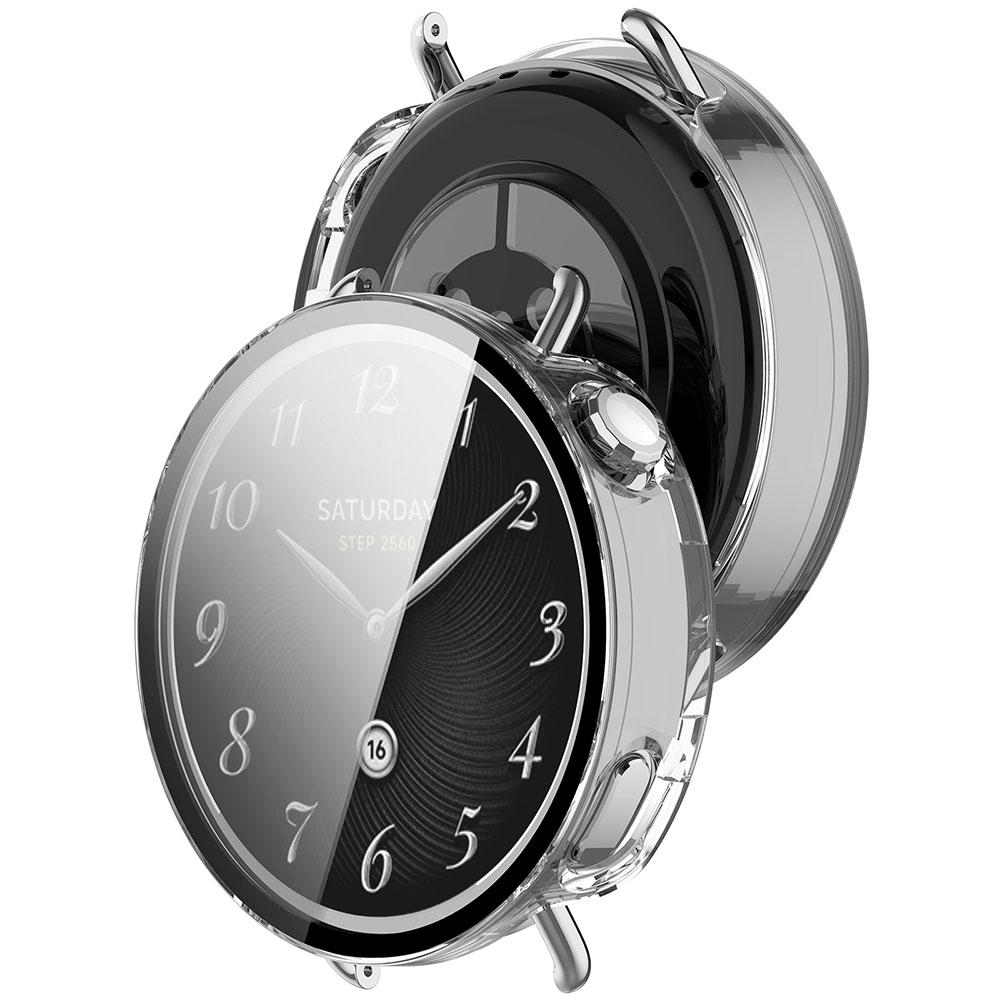 Защитный чехол для ПК + Закаленное стекло Для Xiaomi Watch S4 41 мм Противоударный Жесткий Бампер Чехол Смарт-часы Запасная Крышка