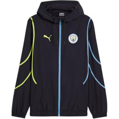 Manchester City SS24 Удобная модная куртка с капюшоном Мужские куртки Темно-синие 777580-24