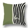 Simple Green Car Ornaments Double-sided Printed pillow cover Short plush Suitable living rooms bedrooms sofa throw cushion cover