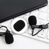5pcs Black Foam Microphone Windscreens High-Density Covers for Headset and Lapel Mics