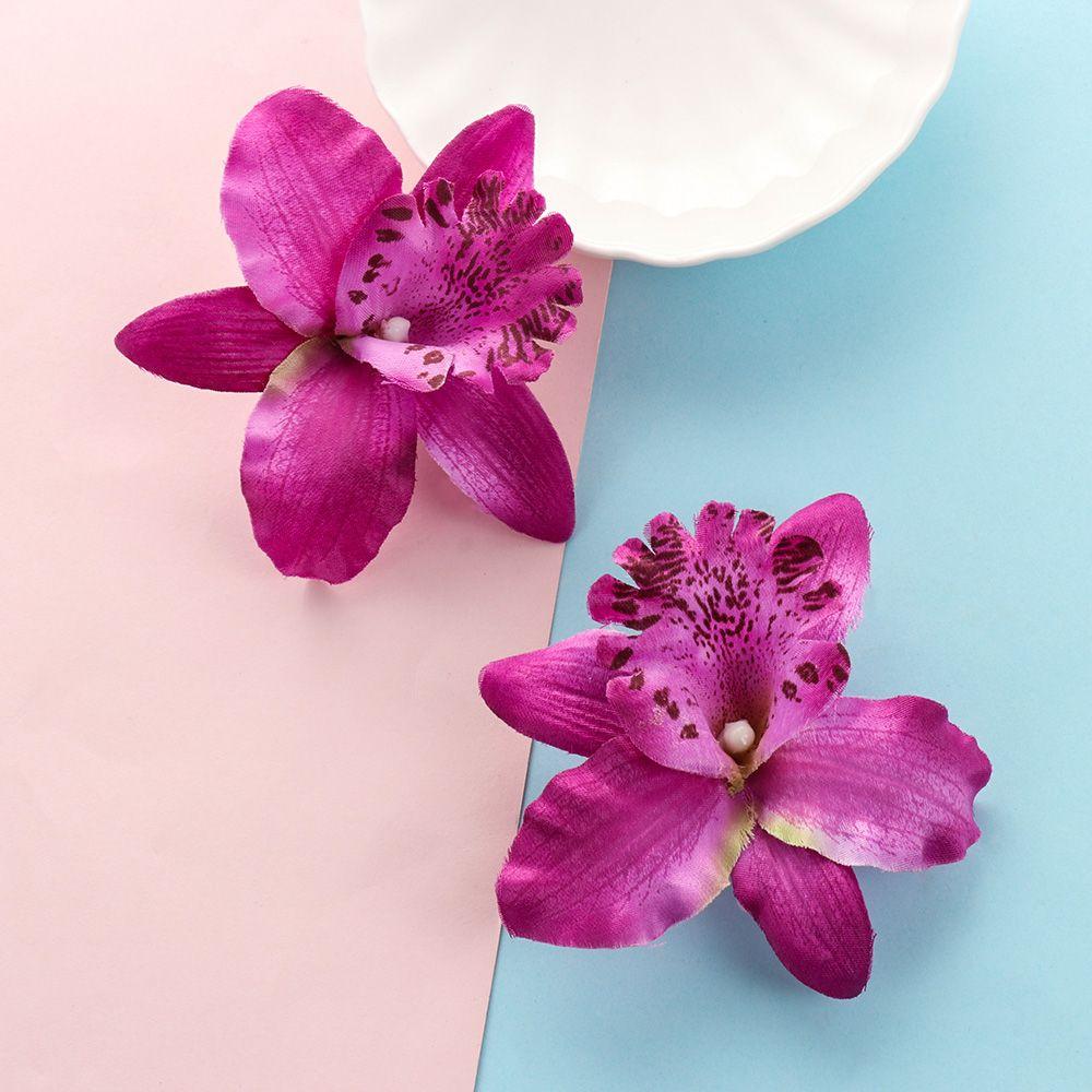 Аксессуары для волос Заколка для девочек Пляжные заколки для волос с цветком Свадебные шпильки Свадебные аксессуары Орхидея