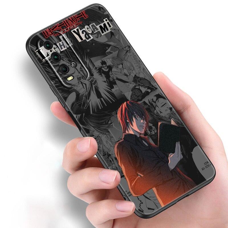Силиконовый чехол для телефона с аниме Манга Death Note Ryuk для Xiaomi Redmi Note 11 10 9 8 Pro 11T 10T 10S 9S 8T 9 9A 9C 9T, черный чехол