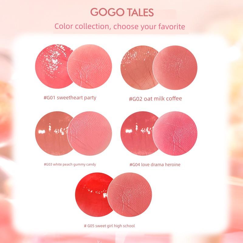 Gogo Dance Double-Sided Lipstick Velvet Matte Mirror Finish Water-Gloss Pure Desire No-Makeup Lipstick That Doesn'T Easily Stick to the Cup for Female