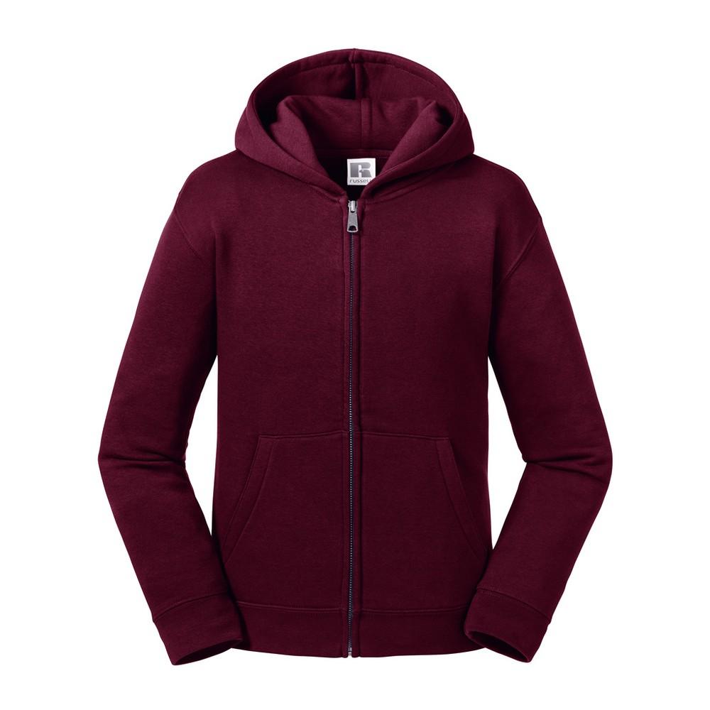 Russell Kids/Childrens Authentic Zip Hooded Sweatshirt