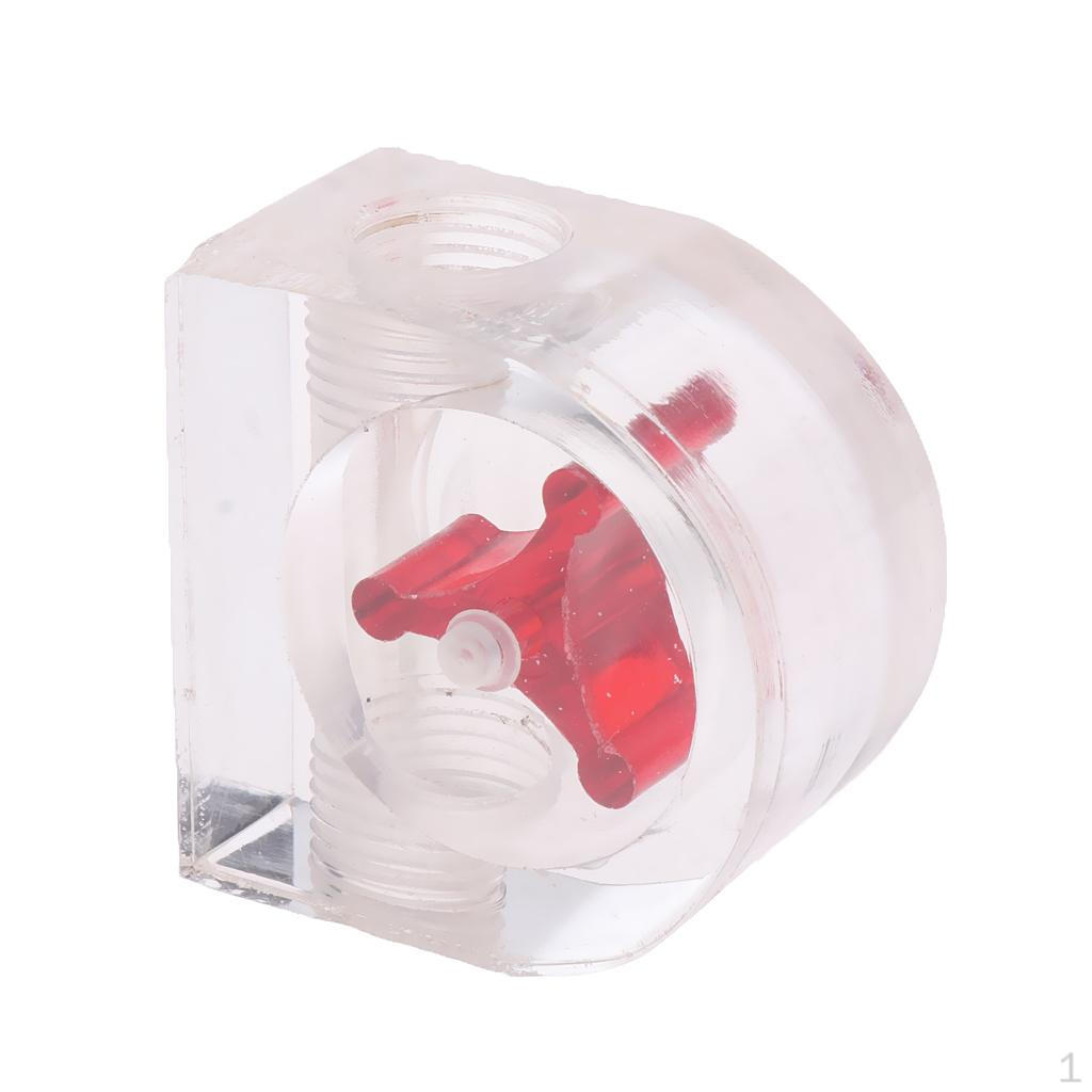 Индикатор G1/4 '' с 3 крыльчатками для компьютера