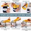 1Pcs Can Opener Multifunctional Bottle Opener Jar Opener for Beer Coke Jam Beverage Manual Lid Opening Tool with Screw Cap