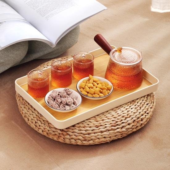 Фруктовая тарелка Прямоугольный сервировочный поднос Маслостойкий Легко чистится Широко используемое декоративное сервировочное блюдо Аксессуар для журнального столика