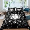 Sun and Moon Duvet Cover Twelve Constellations Duvet Cover Universe Theme Bedding Set for Kids Boys Girls Teens Gifts Room Decor