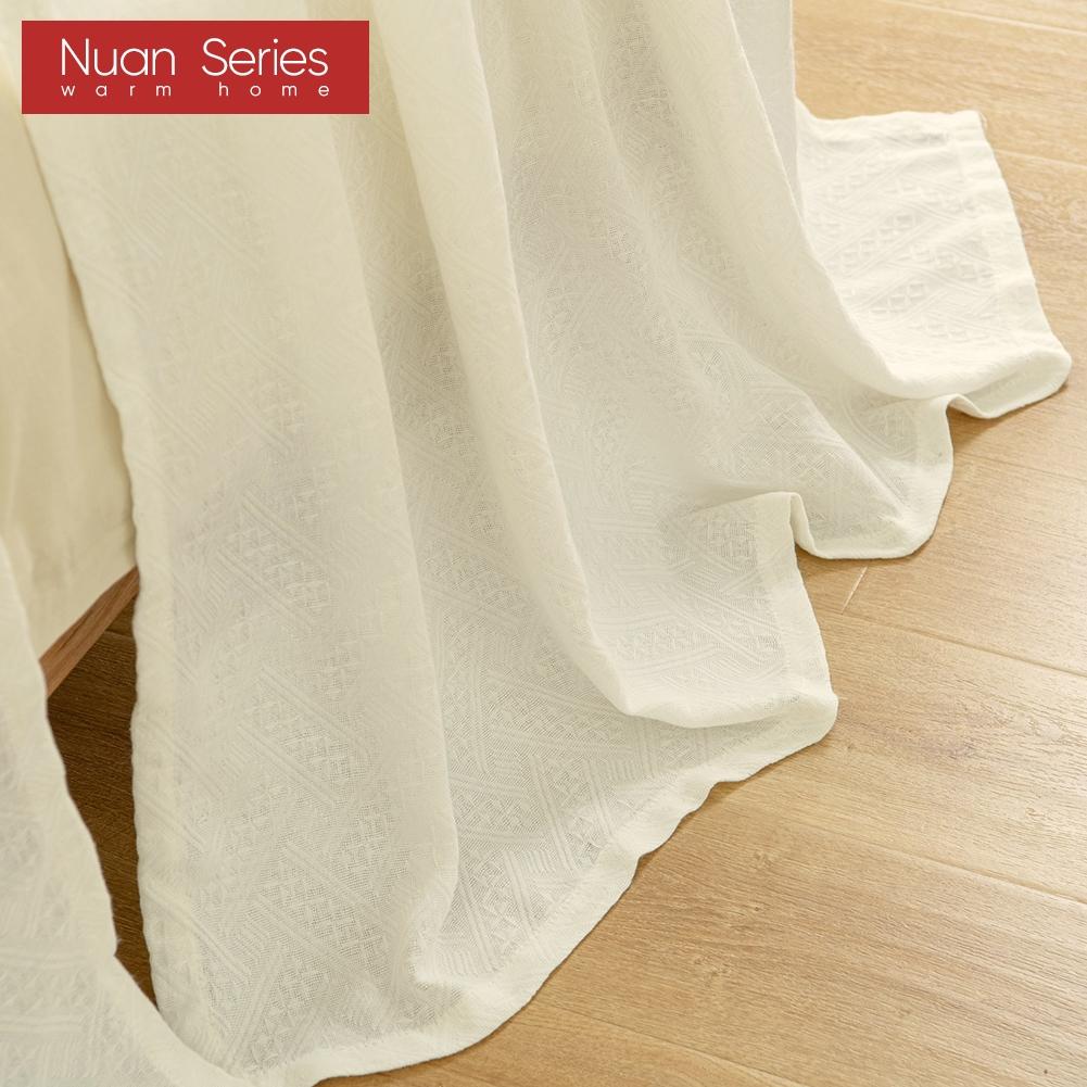 1 шт., белая элегантная занавеска для кровати, мягкая, простая и стильная кровать, прозрачная противомоскитная ткань для спальни, постельные принадлежности серии Nuan