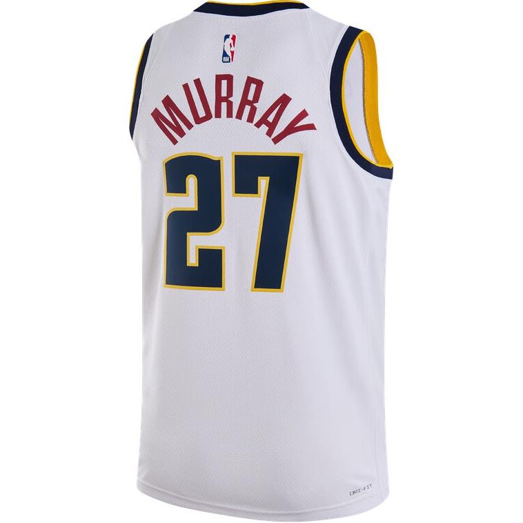 Nike Dri-Fit NBA Jersey Denver Nuggets Letter Print Design Casual Pullover Безрукавный баскетбольный жилет для мужчин Белый DN2075-101