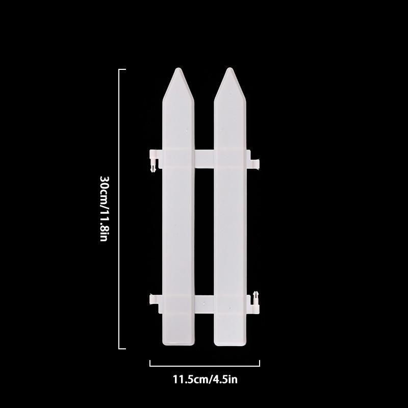 5/10 шт. модный рождественский забор своими руками, белый штакетник, пояс для рождественской елки, садовый забор, домашний декор, окантовка двора