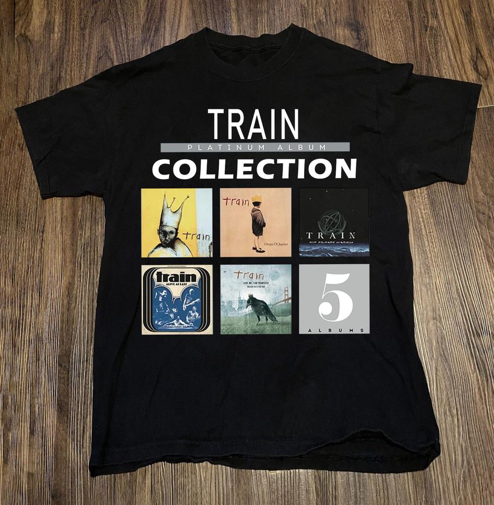 Train Band Platinum Album Collection Unisex T-Shirt All Size