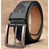 Ремень для мужчин из натуральной кожи, простой ремень для людей среднего возраста и молодежи, универсальный ремень с пряжкой