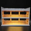1/64 Model Car Display Case Showcase Organizer Rooftop Parking Lot Scenario Easy To Assemble