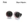 20pcs/10pairs 8 Colors Puppet Crystal Eyes with Washer Glitter Crystal Eyes  DIY Doll Accessories