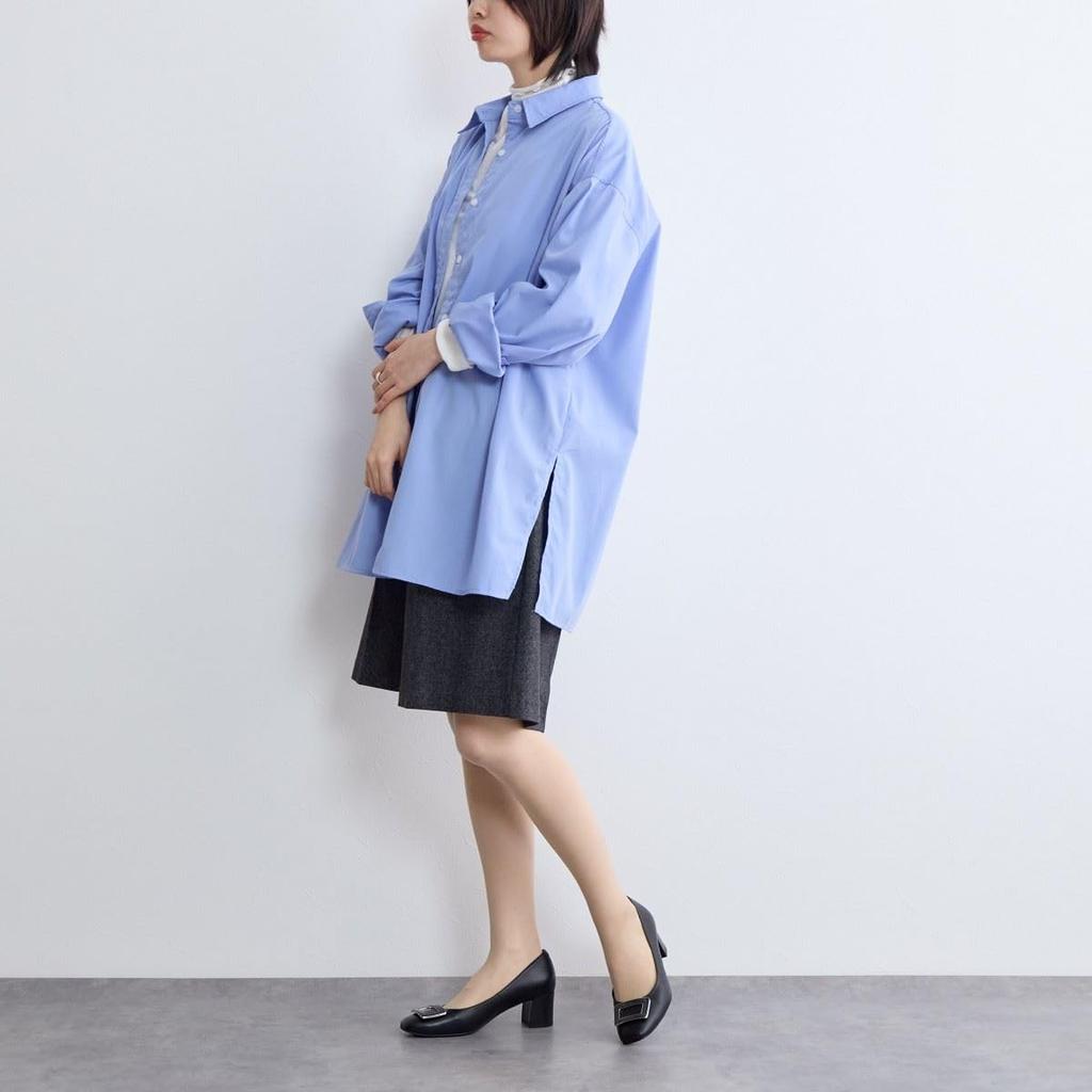 Himiko Square Buckle Chunky Heel Pumps / 643103 Black 235