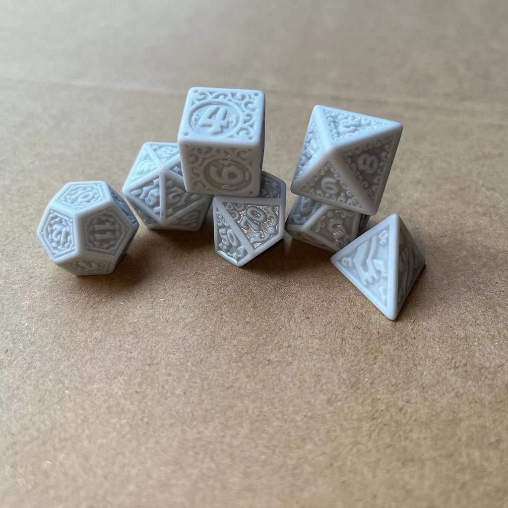 7 шт./лот, многогранные игральные кости из смолы D&D D4 D6 D8 D10 D% D12 D20, многогранные игральные кости TRPG, настольные игры